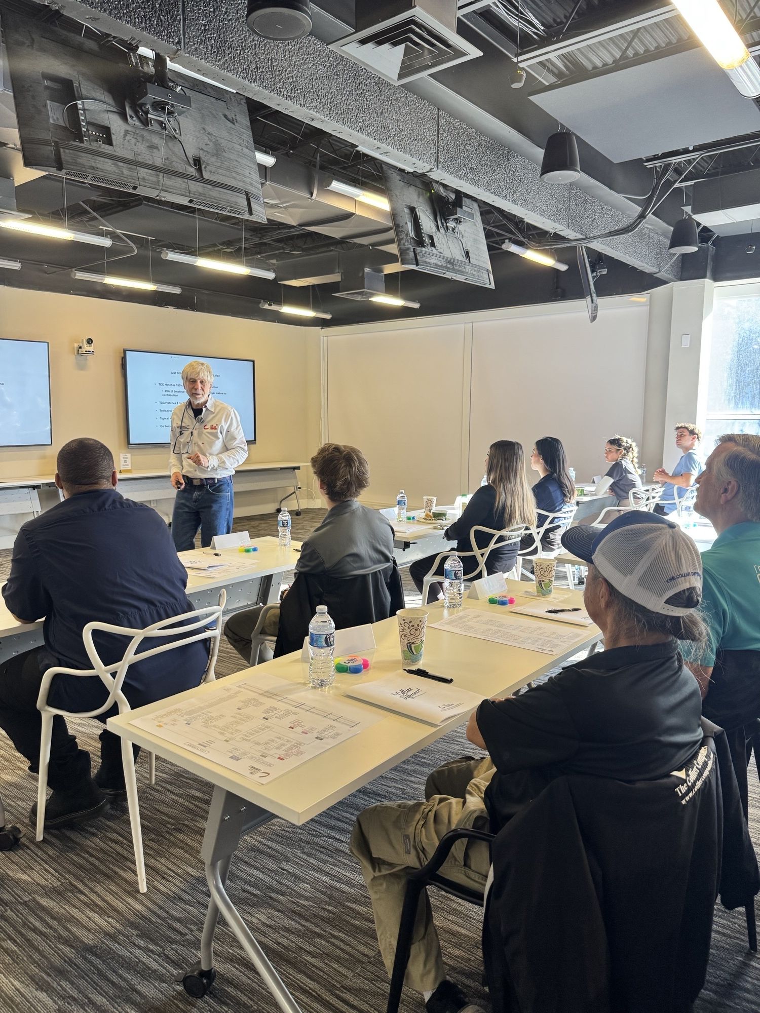 Team member leading a training session