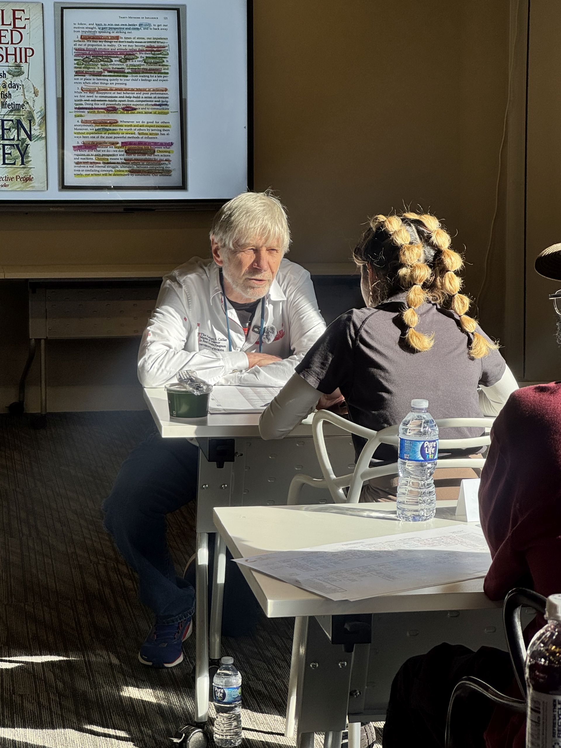 One-on-one mentorship conversation